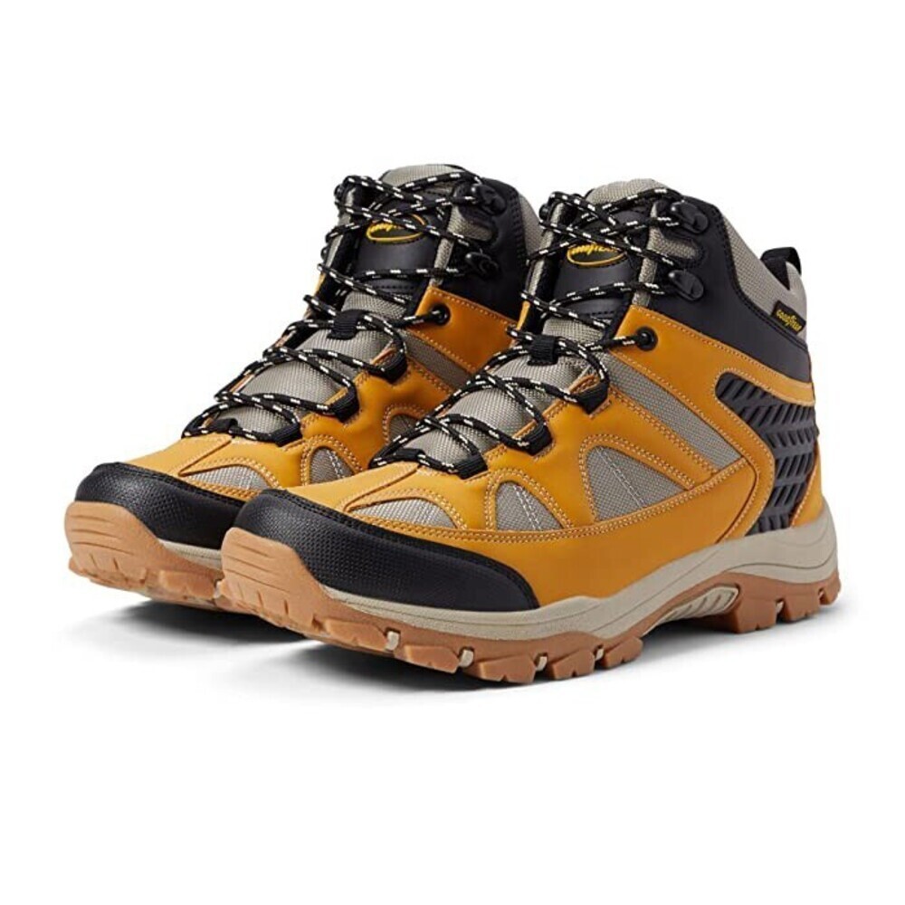 Goodyear Teton GY801402 Youth 11 Trail Hiking Boots Brown Lace Up Boot JOBB2049